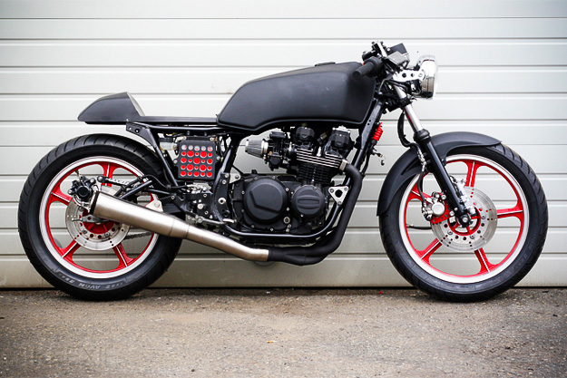 Kawasaki GPz 550 cafe racer custom motorcycle
